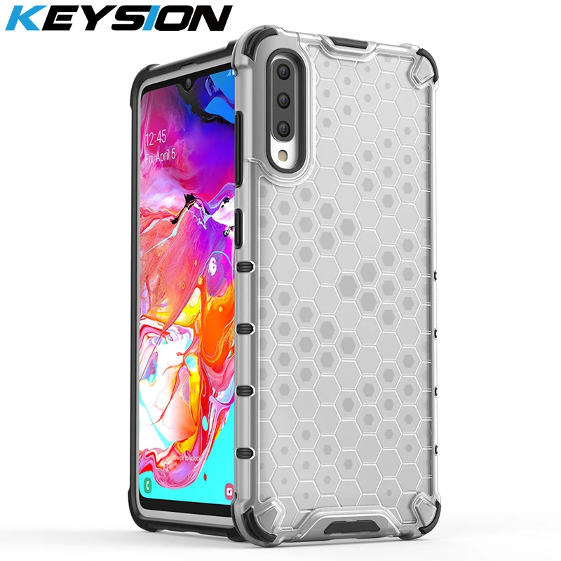 Чехол для телефона KEYSION противоударный Samsung A70 A50 A30 A20 A10 A40 A70s 50s 30s 20s 10s подушка