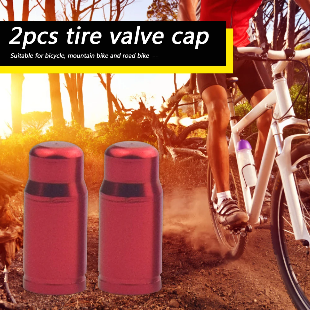 

Tire Valve Cap Aluminum Tyre Air Valve MTB Road Bike Presta Dustproof Cover for Outdoor Cycle Biking Entertainment