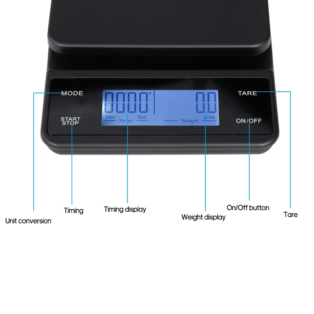 Кухонные весы с сенсорным управлением 3 кг/0 1 г|Кухонные весы| |