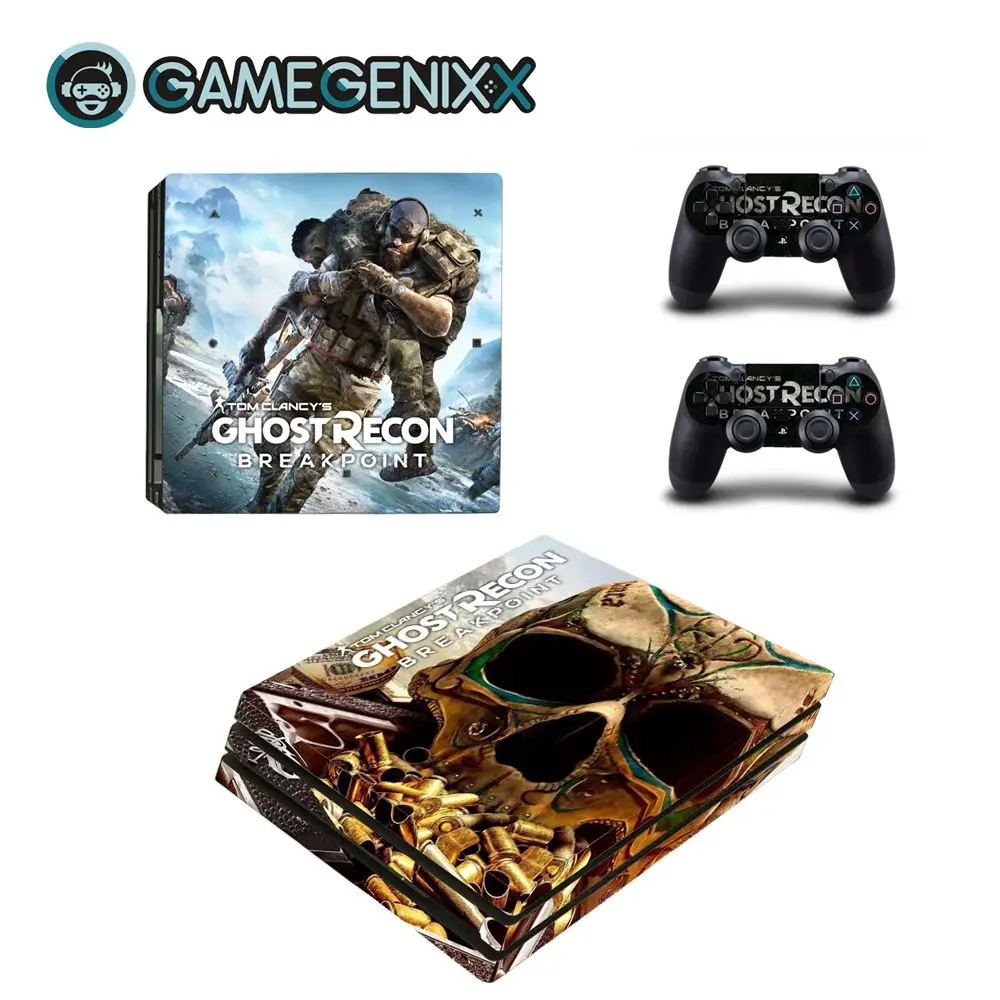 Кожаная наклейка GAMEGENIXX Съемный Виниловый чехол из ПВХ для консоли PS4 Pro и 2