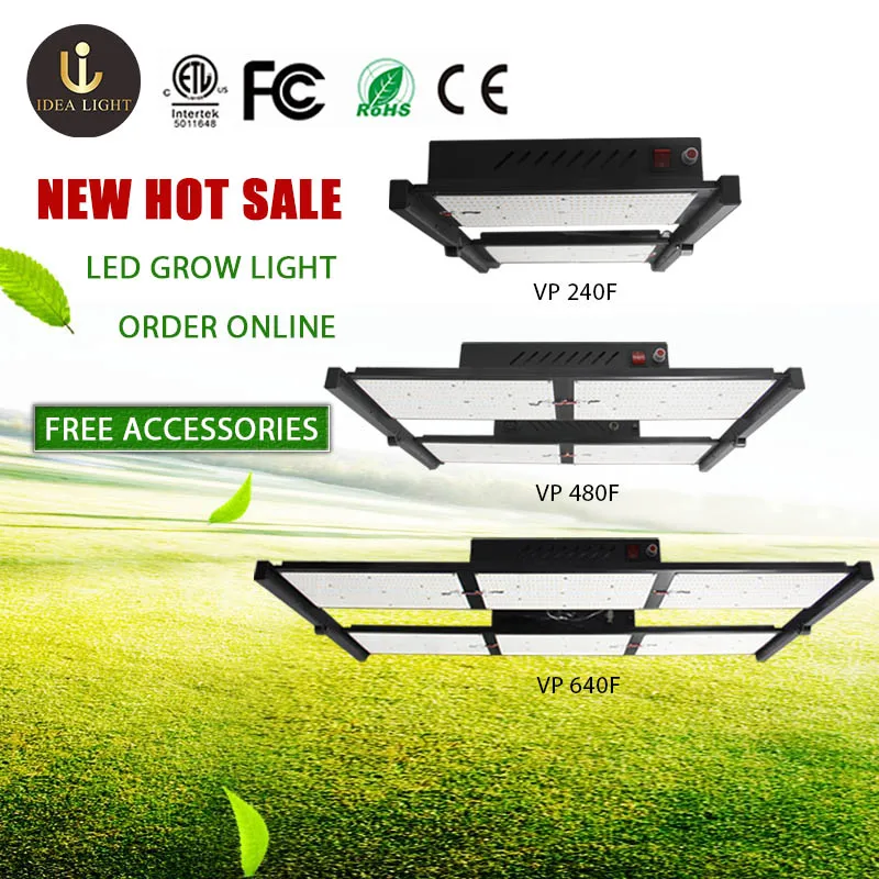 

Гидропонный полноспектральный светодиодный светильник Samsung LM301H/301b для выращивания растений, складной на 180 градусов, для комнатных растени...