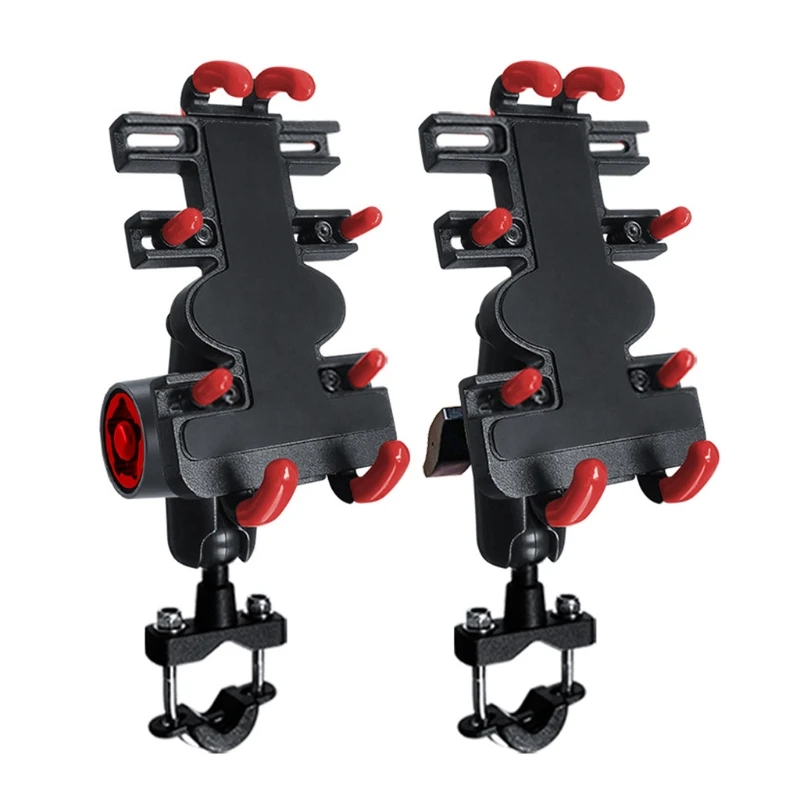 

Universal Motorcycle Handlebar Mount Clip Holder Compatible with Bicycle Bike,Mount Bracket for Cell Phones T21A