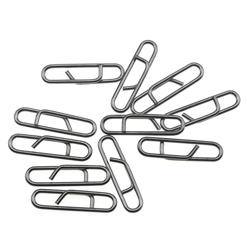 

50Pcs Powerful Fast Link Clip Snap Fishing Tackle Quick Change Lead Links Clips Interlock Accessories