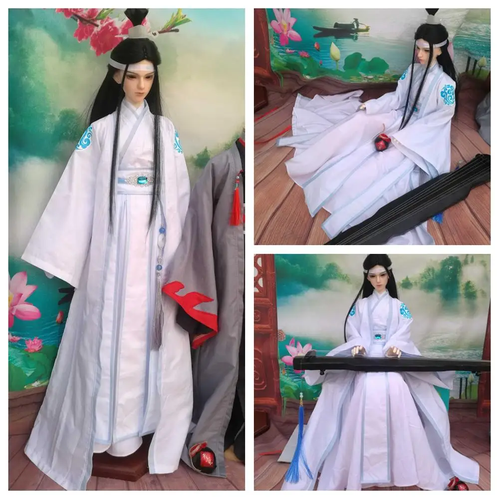 

1/4 1/3 Scale BJD Clothes Accessories Ancient Costume Hanfu Samurai Suit For BJD/SD MSD SSDF ID72 Tall 80cm Strong Uncle A0785
