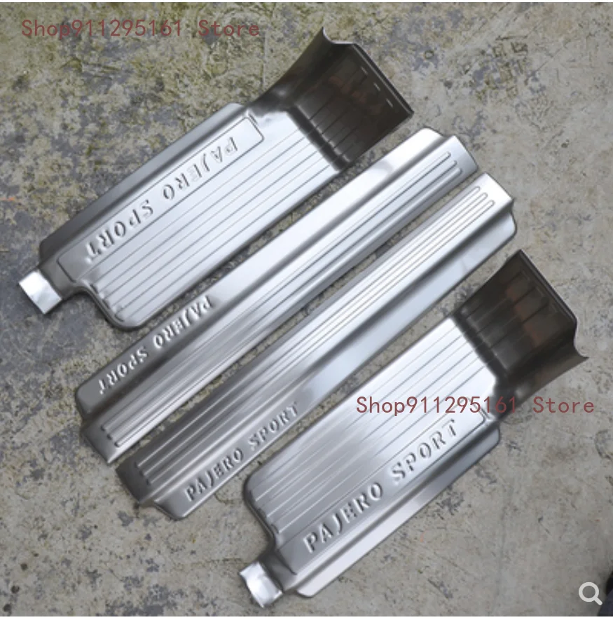 

Для Mitsubishi Pajero Sport модифицированный дверной порог из нержавеющей стали приветственная педаль интерьер