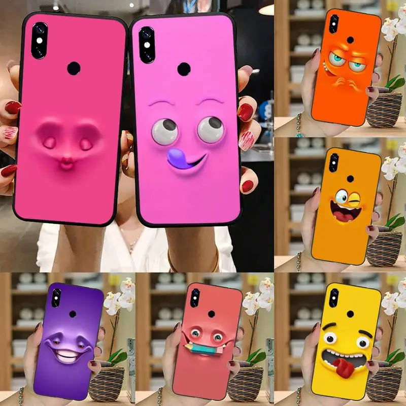 

Art Funny Faces Phone Case For Xiaomi Mi Redmi Note 7 8 9 pro 8T 9T 9S 9A 10 Lite pro