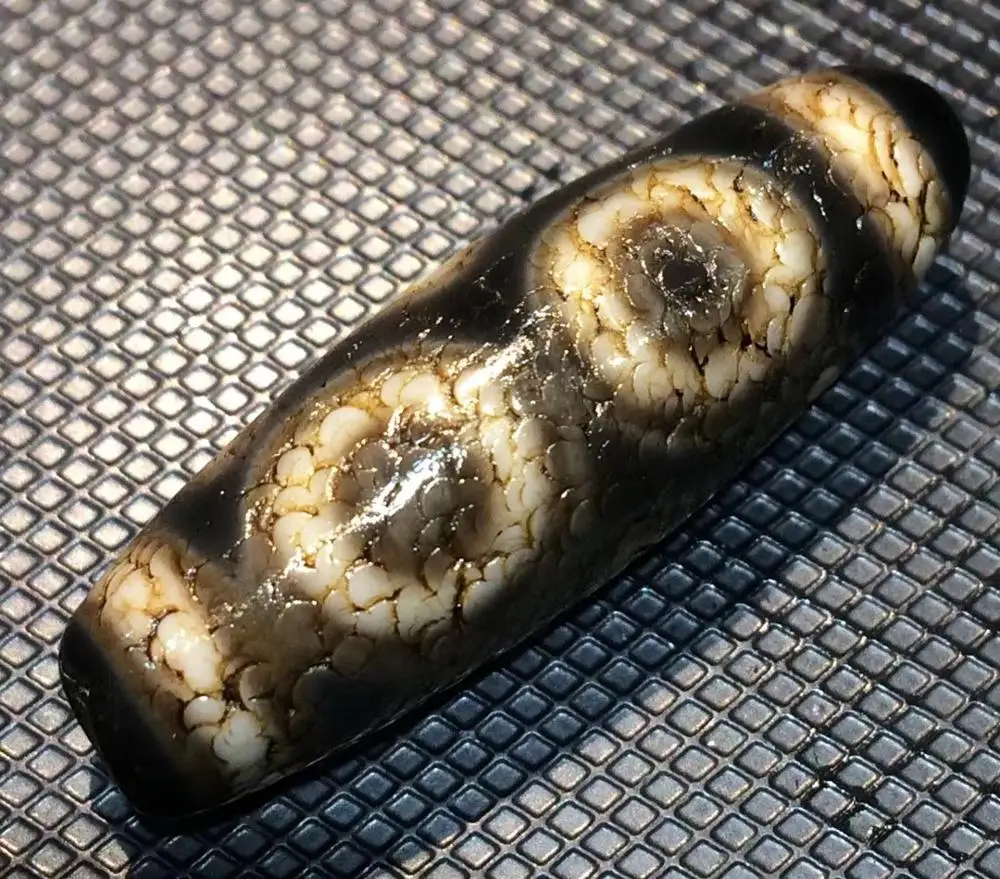 Волшебная Мощность Коллекционная сокровище Тибетский старый жирной Агат полный