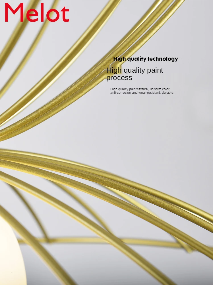 

Dining Room Chandelier Creative Single-Head Lamp Light Luxury Bar Lamp Modern Minimalist Staircase Lamp Hallway Balcony Light