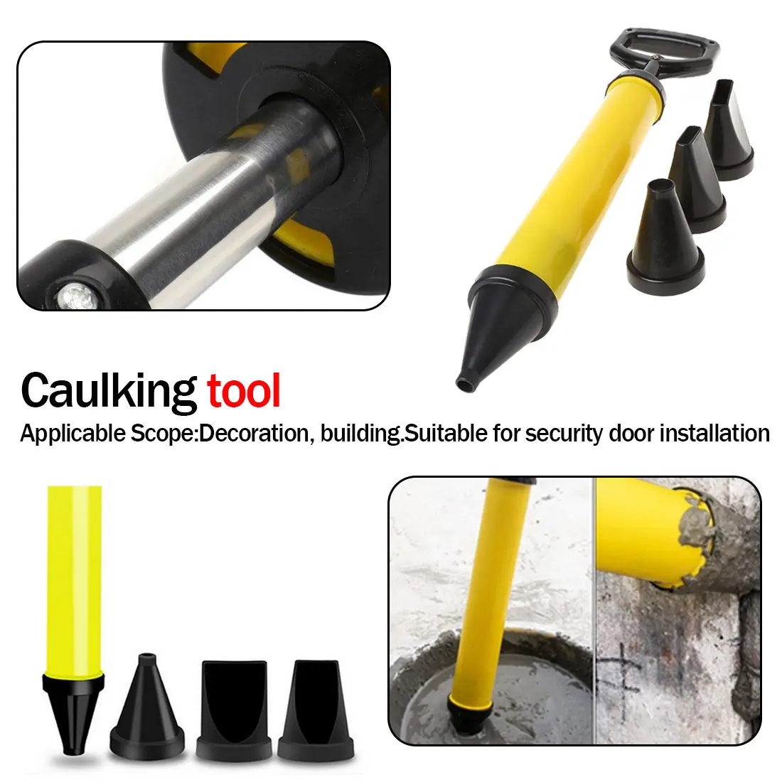 Аппликатор для цементного раствора из нержавеющей стали|Монтажный пистолет| |