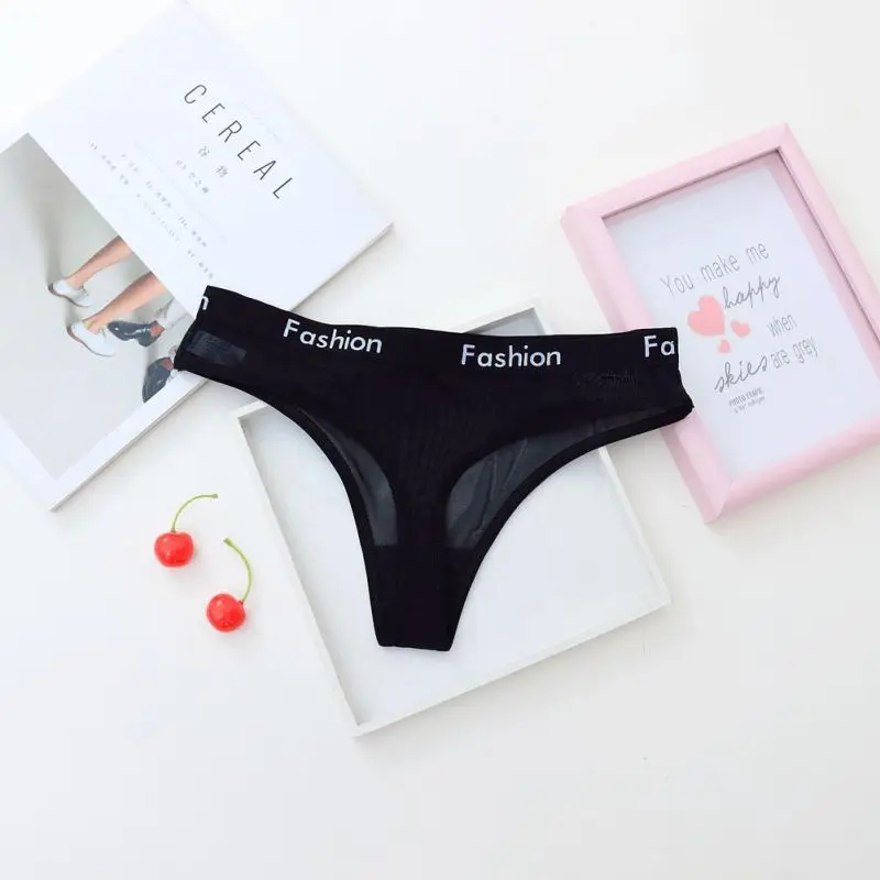 Seamless Women Cotton G-string Underwear Women's Lingerie Thongs Female Panties Low Waist Ladies Intimates String Briefs