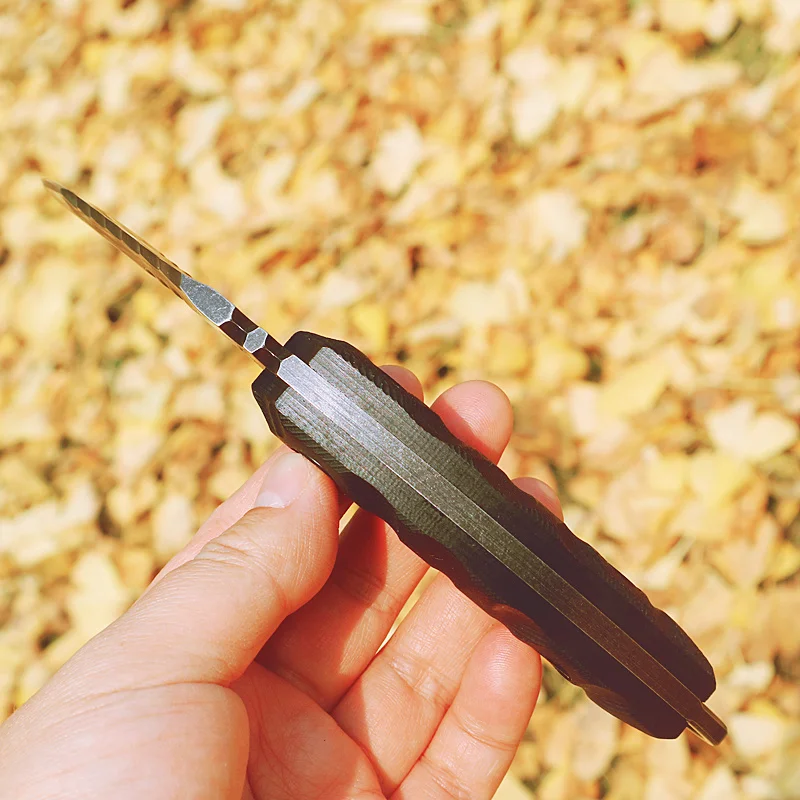 

TLF CSGO D2 Steel Fixed Blade G10 Handle Multi EDC Tools With Outdoor Camping Hunting Survival machete Rescue Tactical knife