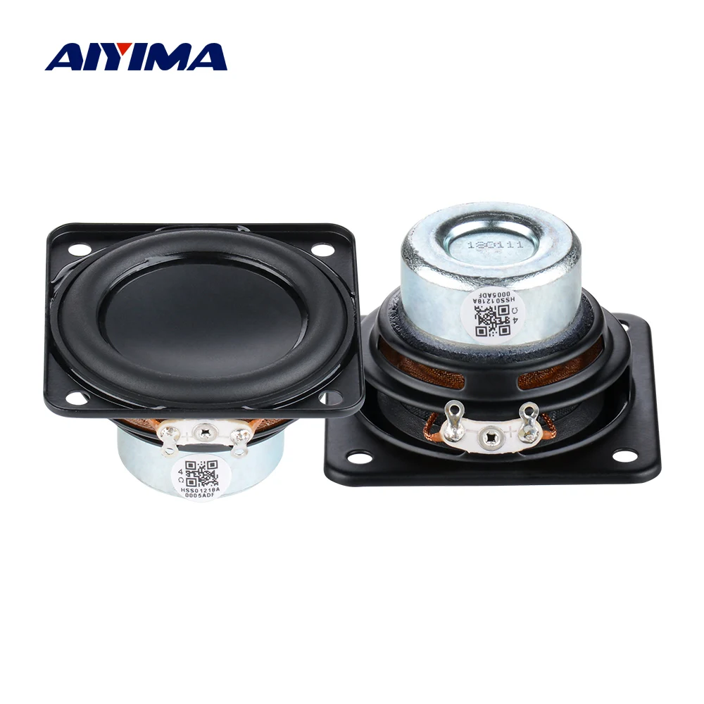 Неодимовый динамик AIYIMA аудиоколонка Hi Fi с экраном 2 дюйма 52 мм 4 Ом 10 Вт Bluetooth