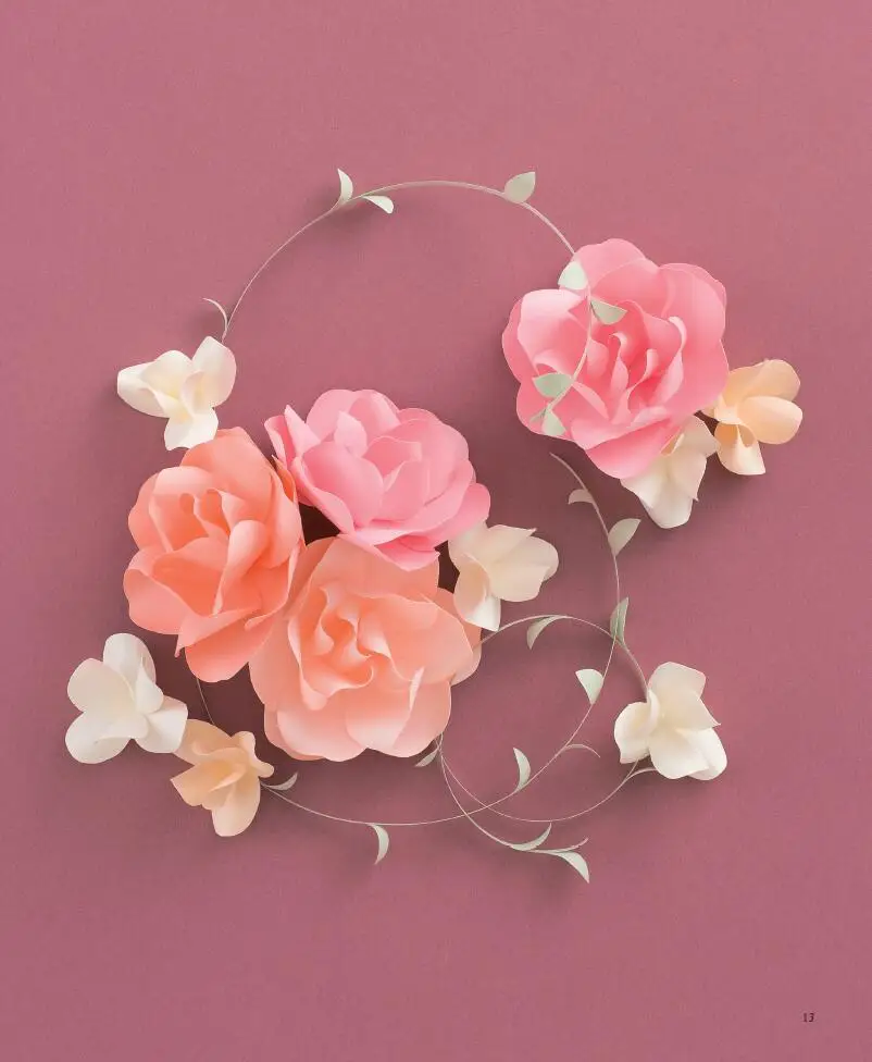 

3D Flowers Paper-cut Origami Book Rose,Carnation,Tulip Pattern DIY Paper Craft Paper Cutting Book