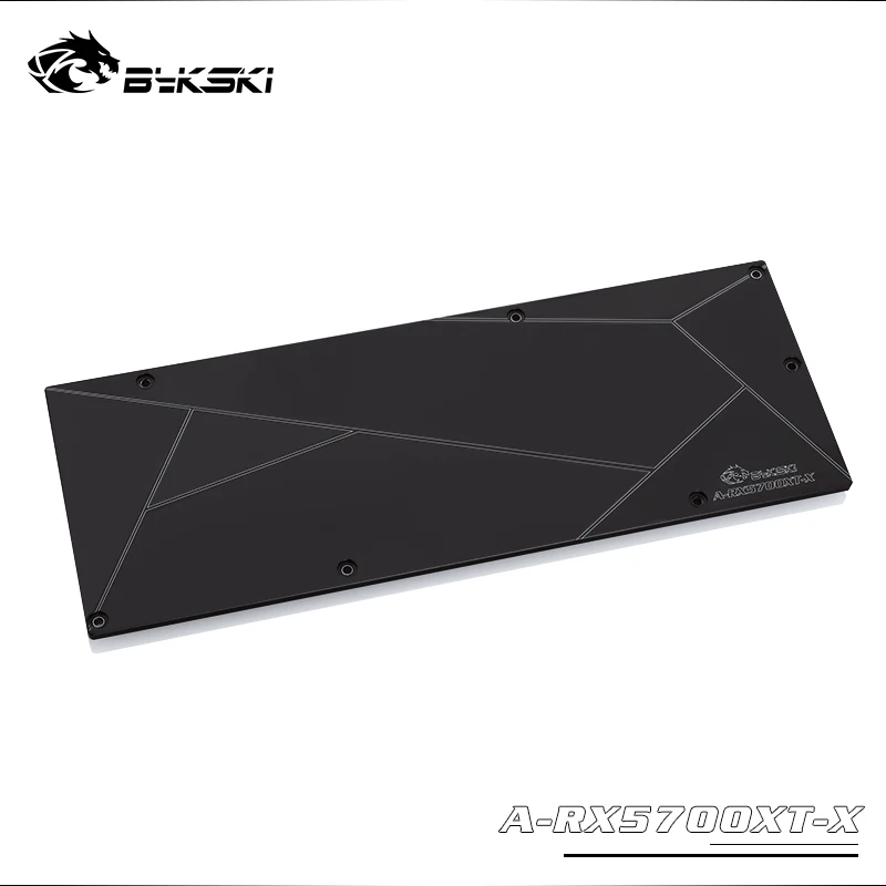 Металлический бэкплейт используется для AMD RX5700XT блок/только поддержка Bykski/совместимый эталонный выпуск 5700/5700XT блок 3 мм Толщина