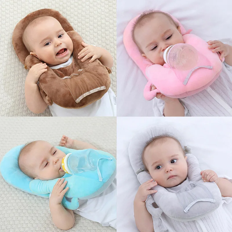 

1Pcs Removable 2 in 1Baby Fixed Brace Feeding Pillow Detachable Anti-spit Head Protection Pillows Infant Care