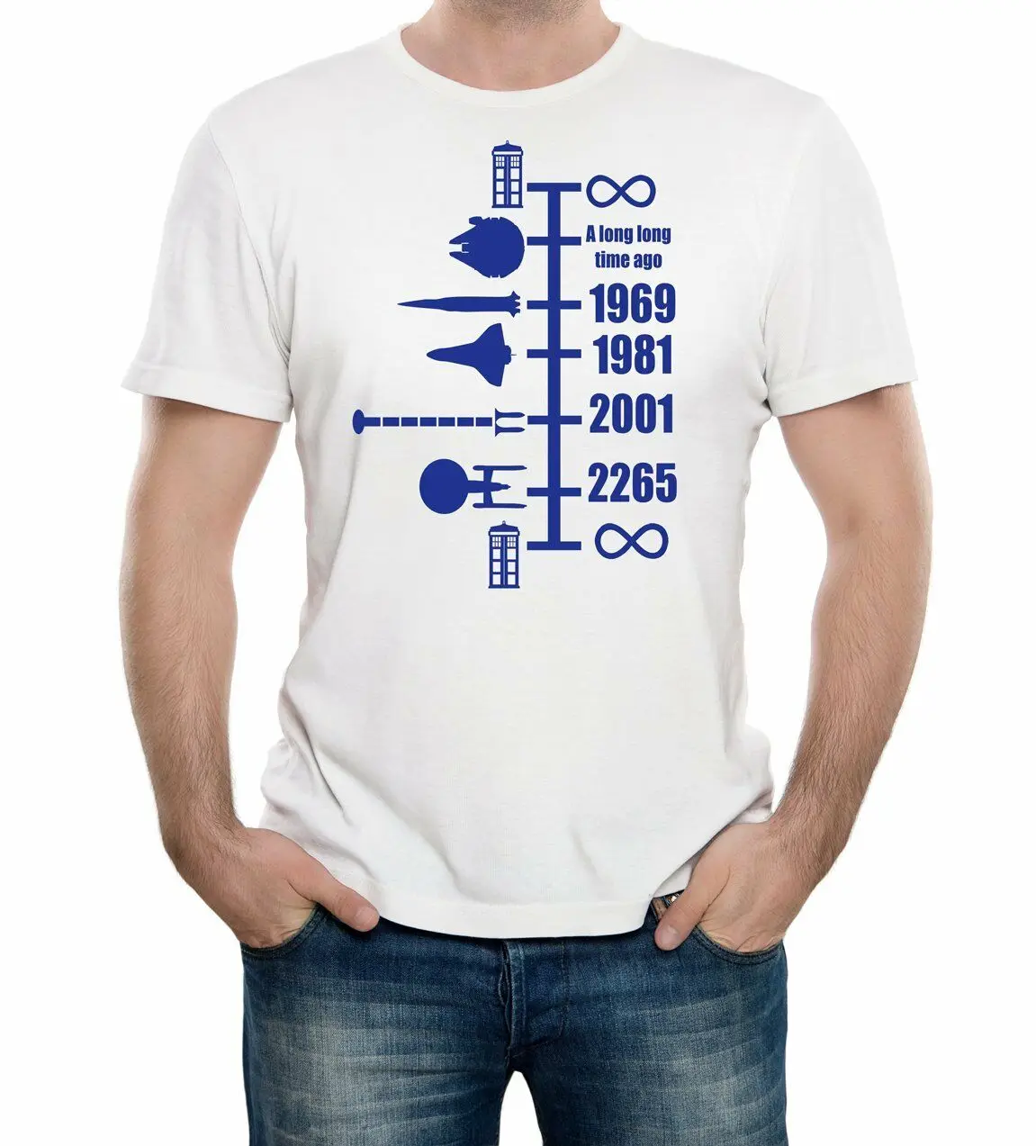 

Funny SpaceShip Timeline Mens T-Shirt. Summer Cotton Short Sleeve O-Neck Unisex T Shirt New S-3XL