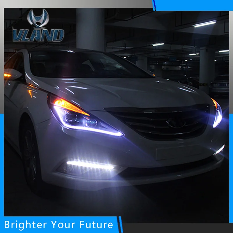 Автомобильная фара для Hyundai Sonata фары 2011 2014 двухлучевой Bi xenon объектив проектор
