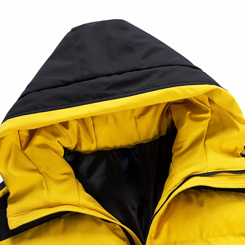 Varsanol Hooded Winter Jackets Coat Men Casual Thick Cotton Parkas Men Waterproof Fashion Pocket Outwear Warm Parka Men Clothing