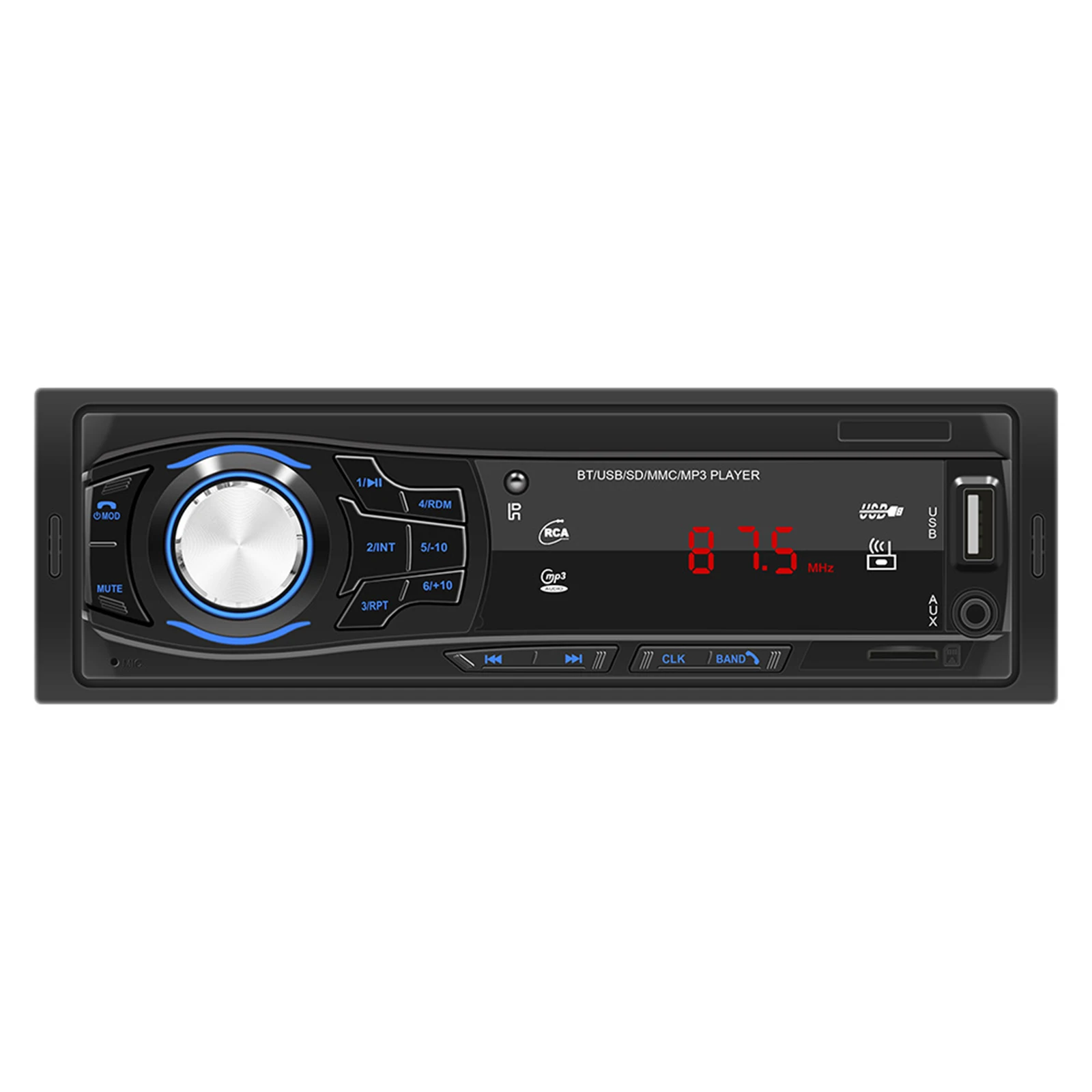 

12V Car Bluetooth MP3 Player Car FM Radio Support TF Card U Disk Player Universal Auto Audio Entertainment Device