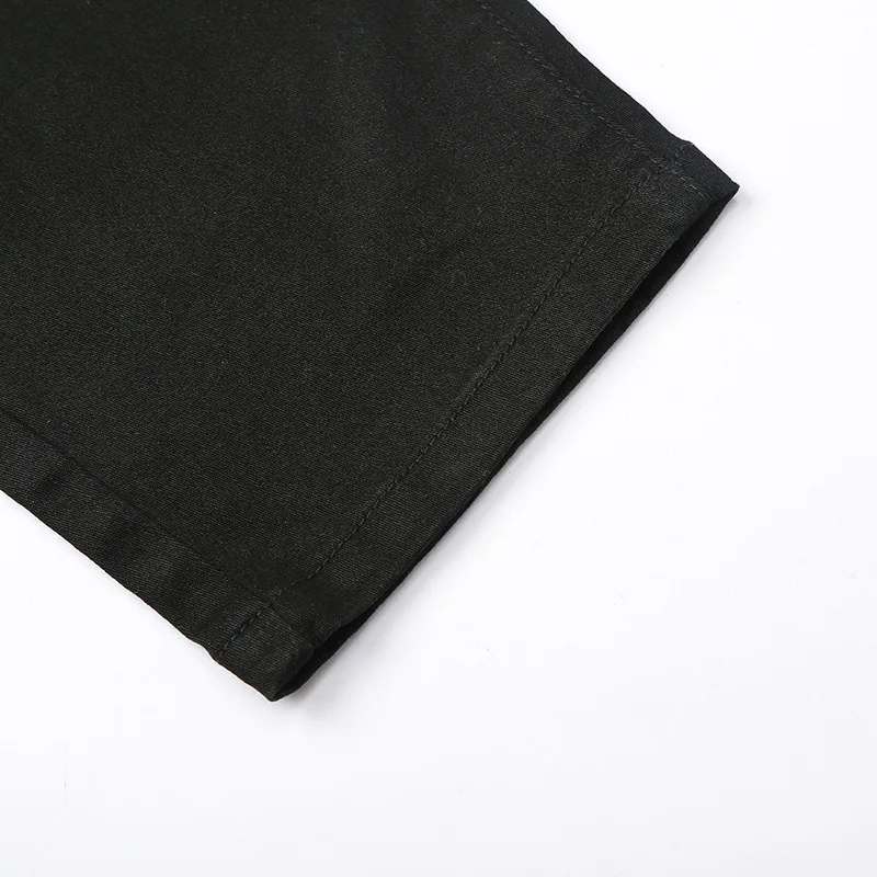 

2020 Men's Jeans New Hole Slim Trousers Denim Elastic Skinny Cotton Male Streetwear Male Pencil Pants Mens Jeans Jeans for Men