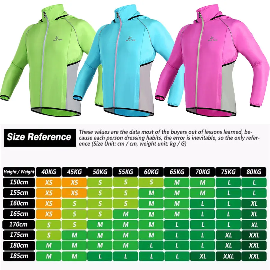 Велосипедная куртка с капюшоном ветровка высокая видимость 3 цвета зеленая синяя