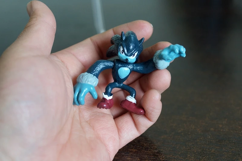 Супер звуковая фигурка игрушки красные синие костяшки хвост Ежик Sonic