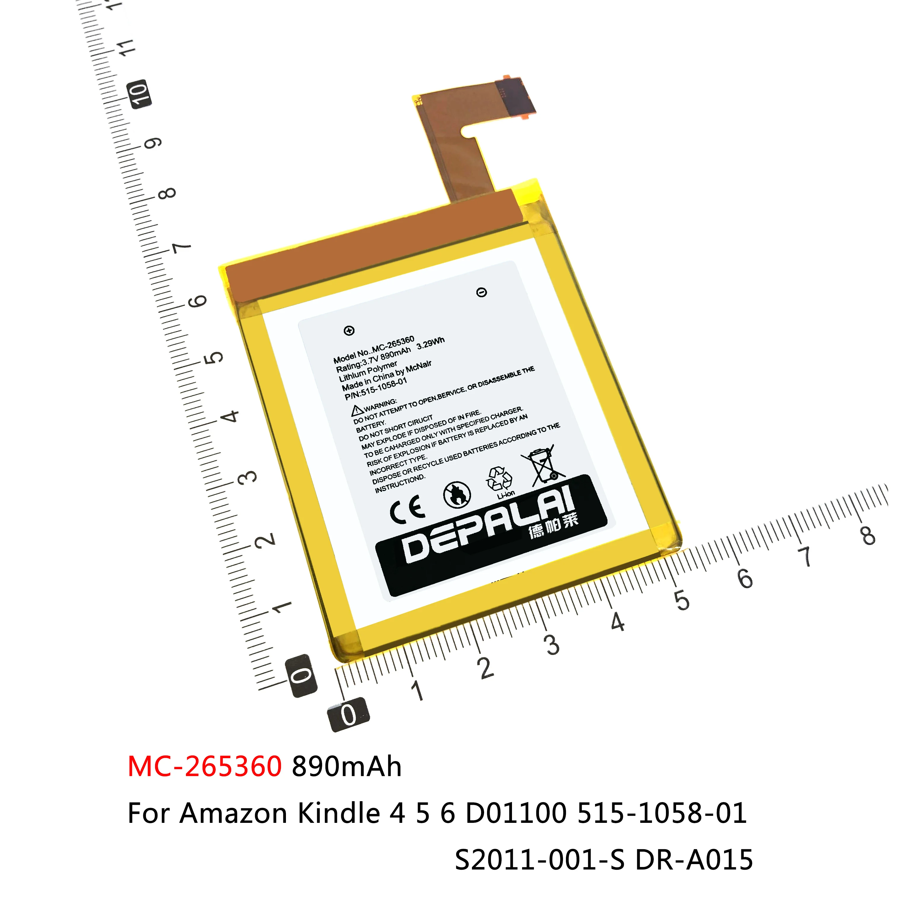 MC-265360 MC-265360-03 MC-347993 MC-308594 Battery For Amazon Kindle 4 5 67 7th D01100 DR-A015 Fire HD 7 SQ46CW 5th SV98LN | Мобильные
