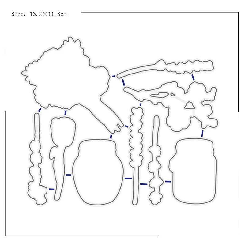 

Halloween Black Cat Broom Cutting Dies Clear Stamps Scrapbooking Crafts Decorate Photo Album Embossing Cards Making New