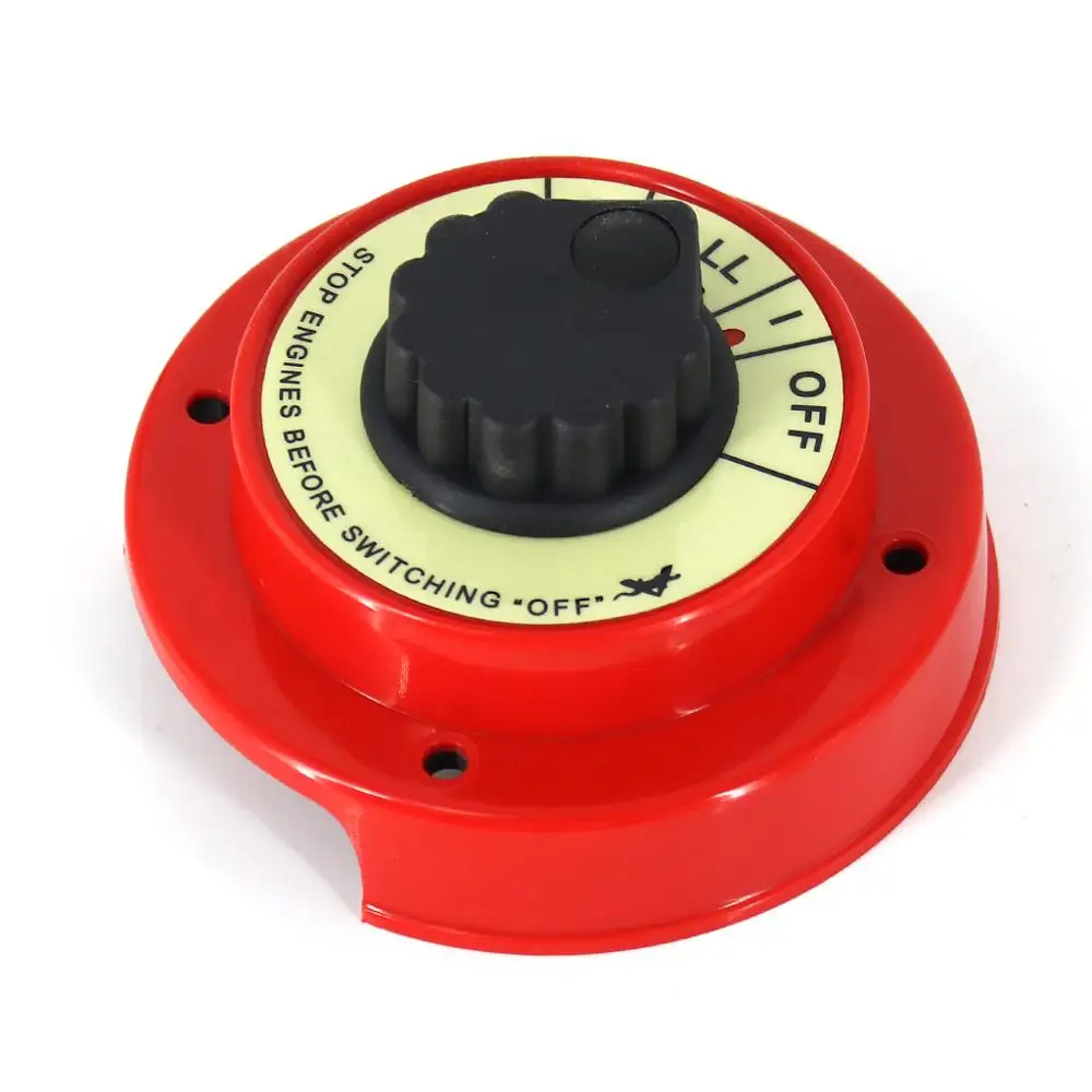 Переключатель аккумулятора для лодки судового автомобиля 12 В/24 в пост. Тока 300