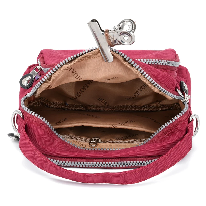 Сумки-мессенджеры Женская сумка через плечо женская Bolsa Feminina Mujer нейлоновая Водонепроницаемая большая однотонная пляжная Женская дорожная сумка