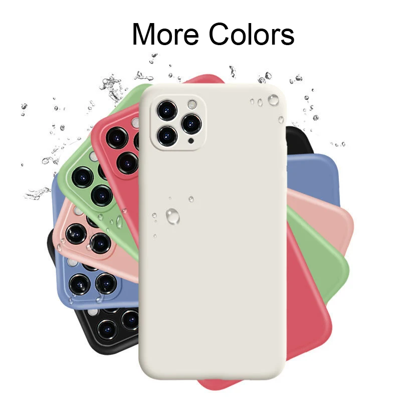 

Case Cover For Apple iPhone 11 Pro Max XS XR X 8 7 6 6s Plus Silicone Slim Skin Camera Protective Fitted Case with Rope