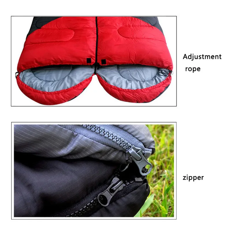 Спальные мешки на одного человека для отдыха открытом воздухе комбинированные