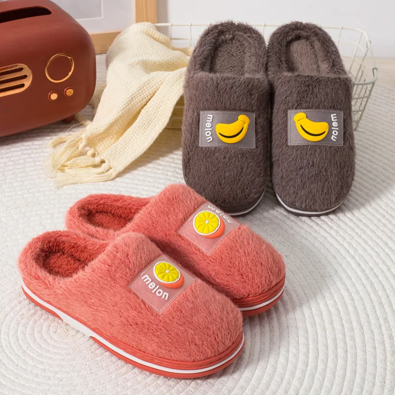 

Slip-On animal cute cotton soft warm baby shoes Toddler Kids Home Slippers Baby Girls Boys Cartoon Warm Indoors Floor Shoes
