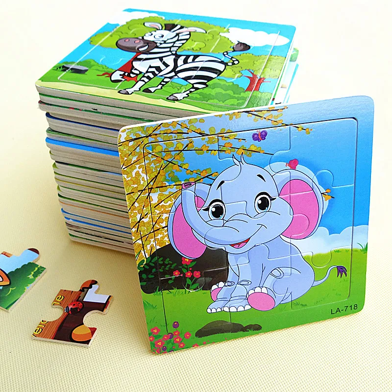 Красочная головоломка, деревянные игрушки, игра для детей, Дошкольная интеллектуальная развивающая головоломка для младенцев, Раннее Обуч...