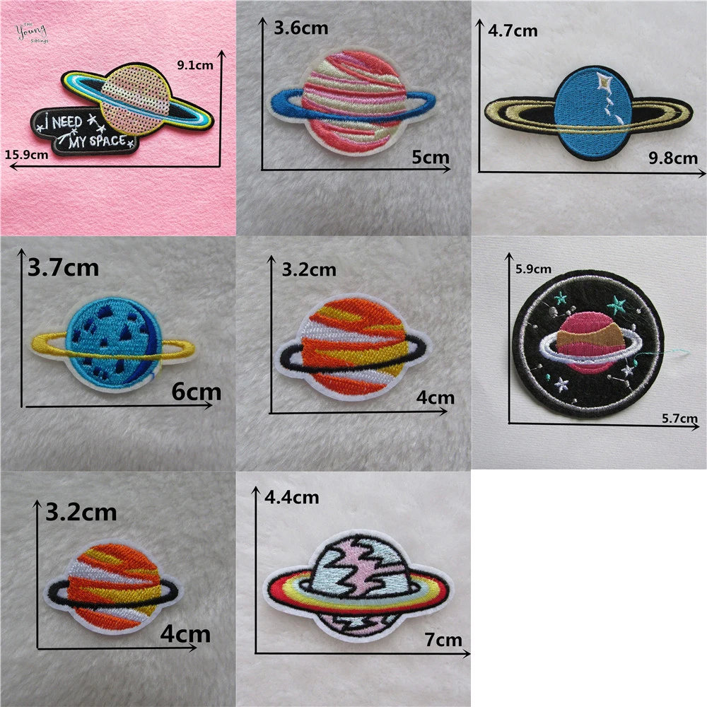 Горячая Распродажа UFO подвеска в виде космонавта и планеты нашивки с вышитым