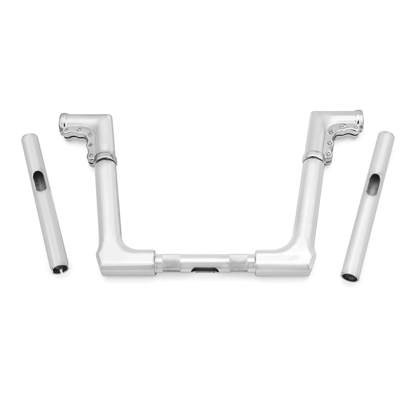 

Мотоциклетная хромированная 10 "Плавленая вешалка для руля, бесшовная стальная труба для Harley большинство Dyna Softail Sportster XL 883 1200