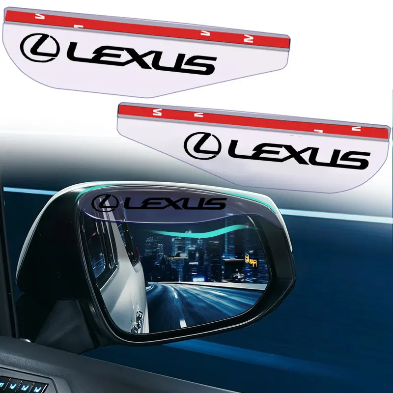 2 шт. автомобильные наклейки на зеркало заднего вида Lexus is220d nx300h ct200h is300h RX300 ES300 UX NX