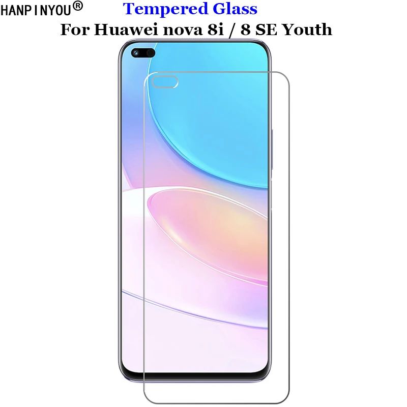 

For Huawei nova 8i 8 / nova8 SE 8SE Youth Clear Tempered Glass 9H 2.5D Premium Screen Protector Protection Film