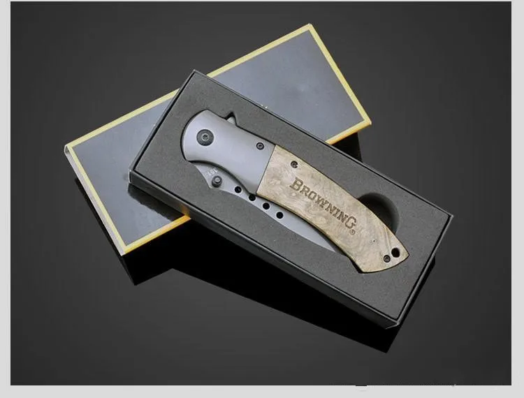 Новый складной нож Browning с деревянной ручкой ножи 8CR13MOV лезвие тактический