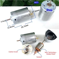 1pc new dc 6 24v rs385 new technology slotted rotor motor 18800 rpm printer hot air gun hair drier accessories