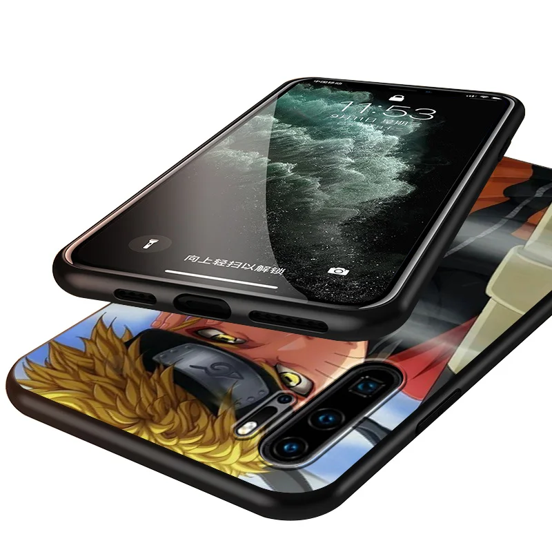 

Seven generations of ninjas For Huawei P40 P30 P20 P10 P9 P8 Lite E mini Pro Plus 5G 2017 2019 Silicone Black Soft Phone Case