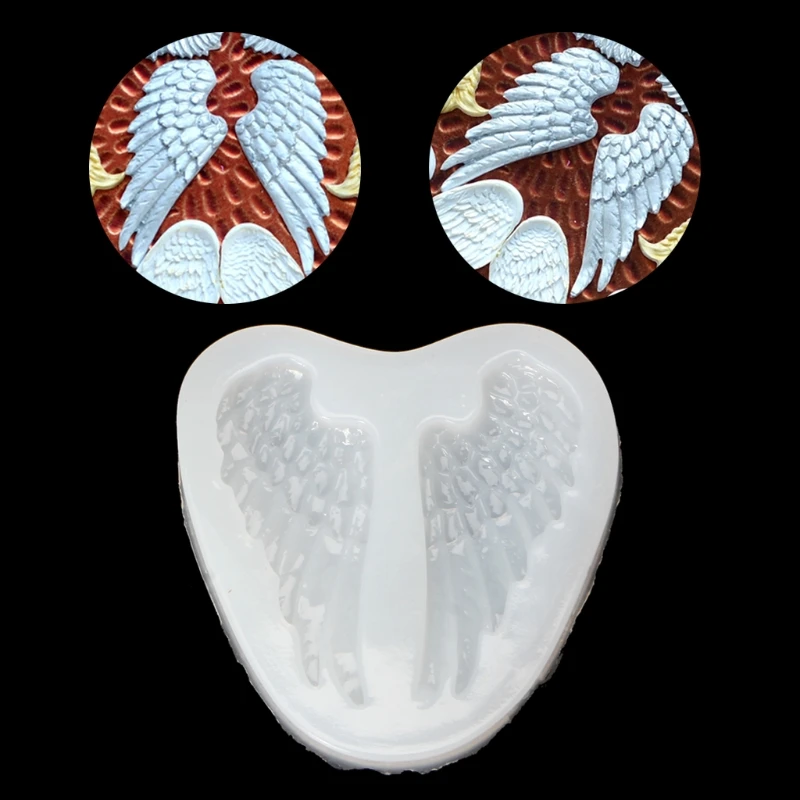 

Cute Angel Wings Silicone Pendant Mold Making Jewelry Resin Casting DIY Mould N58F