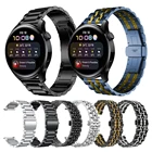 Ремешок из нержавеющей стали для Huawei Watch 3 46 мм, классический металлический браслет для наручных часов Huawei Watch 3  GT 2e GT2 Pro, 22 мм