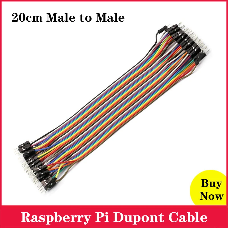 Raspberry Pi Dupont кабель 20 см штекер для 4B 3B 2B 3 B + Orange Pi|Компьютерные кабели и разъемы| |