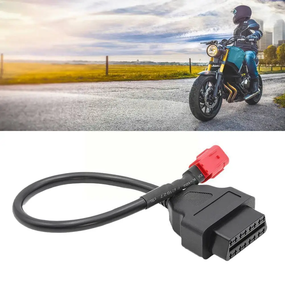 

Obd2 16pin к 6pin разъем для мотоцикла Atv Obd2 сканер локомотив Obd 2 к 12 Pin адаптер