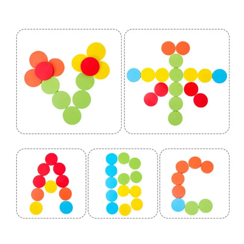 Деревянная Классификация цветов Монтессори подходящая чашка Ранние развивающие