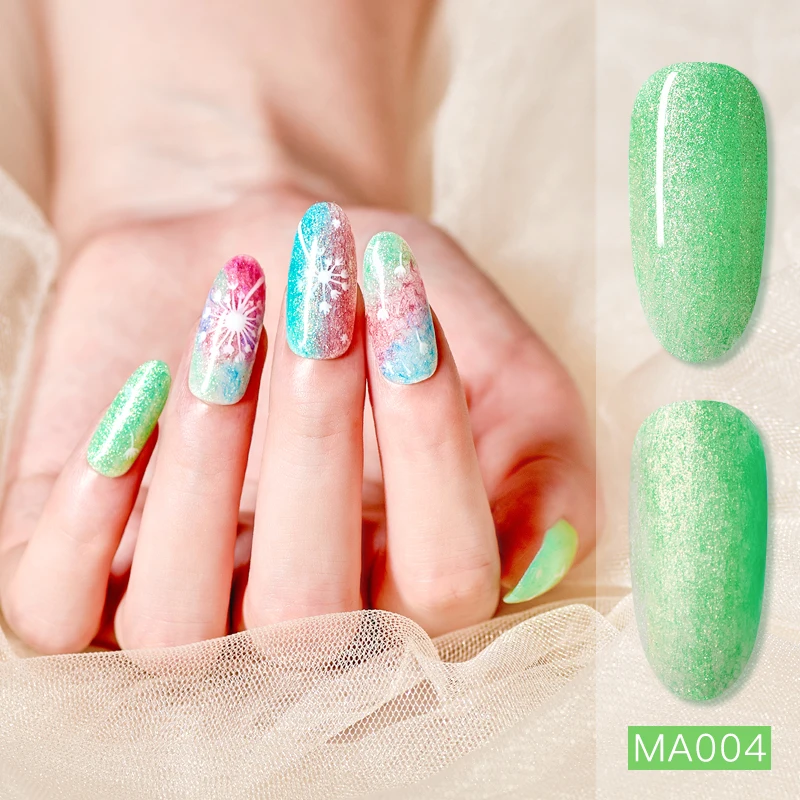 MEET ACROSS Matte Fur УФ гель для ногтей Pure Soak Off дизайна Varnish Матовый верхний лак|Гель