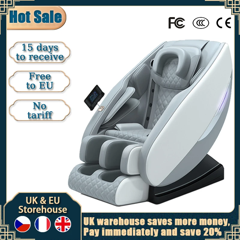 

RH6655 Luxury Full Body Multi-Functional Massage Chair, Deluxe Zero-Gravty Device Electric massager,Large Cap Foot Wrap chair