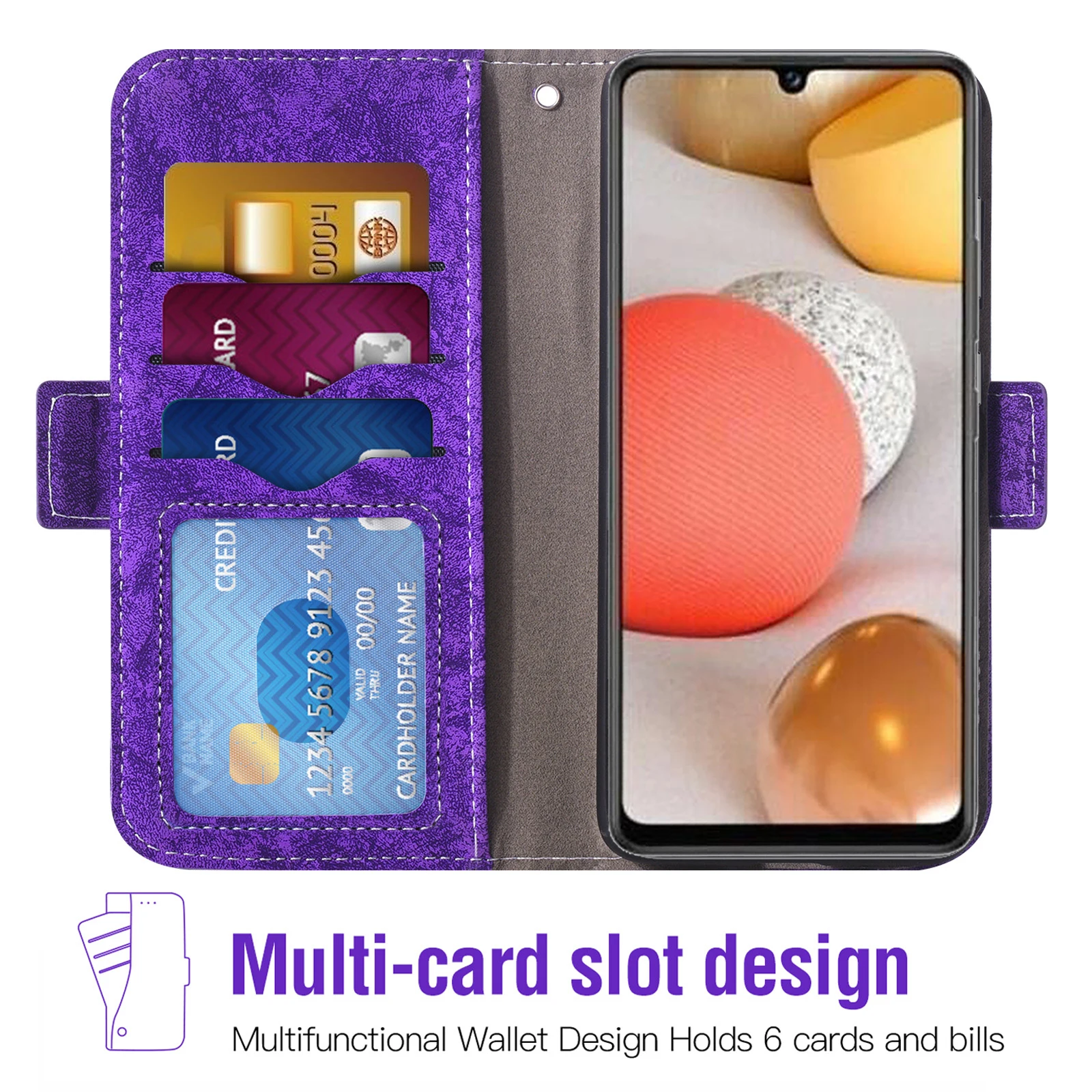 Swivel wallet mobile phone case credit card For BlackBerry Classic KEY2 KEY 2 KEYone Leather Cover | Мобильные телефоны и