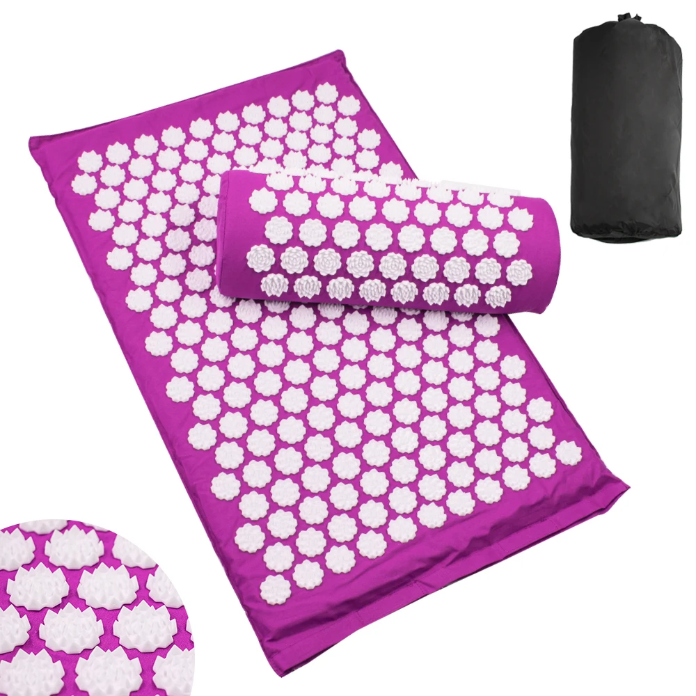 Лотоса точечный массаж тела снять стресс боли в спине подушка для занятий йогой и